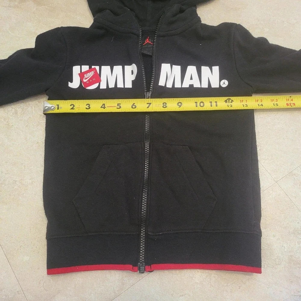 VTG Nike‎ Air Jordan Boys 4-5 Years Kids Zip Jumpman Sweatshirt Hoodie Youth